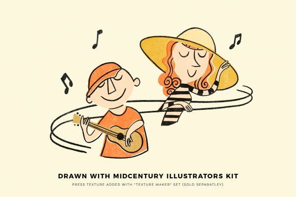 Midcentury Illustrator’s Kit - Image 2